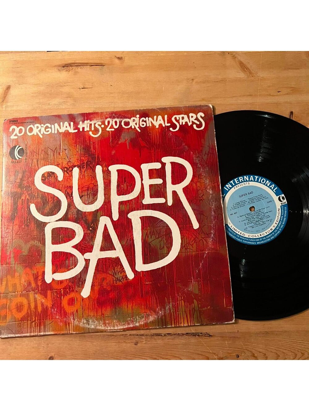 Various - Super Bad 20 Original Hits 33rpm VG+ VR21